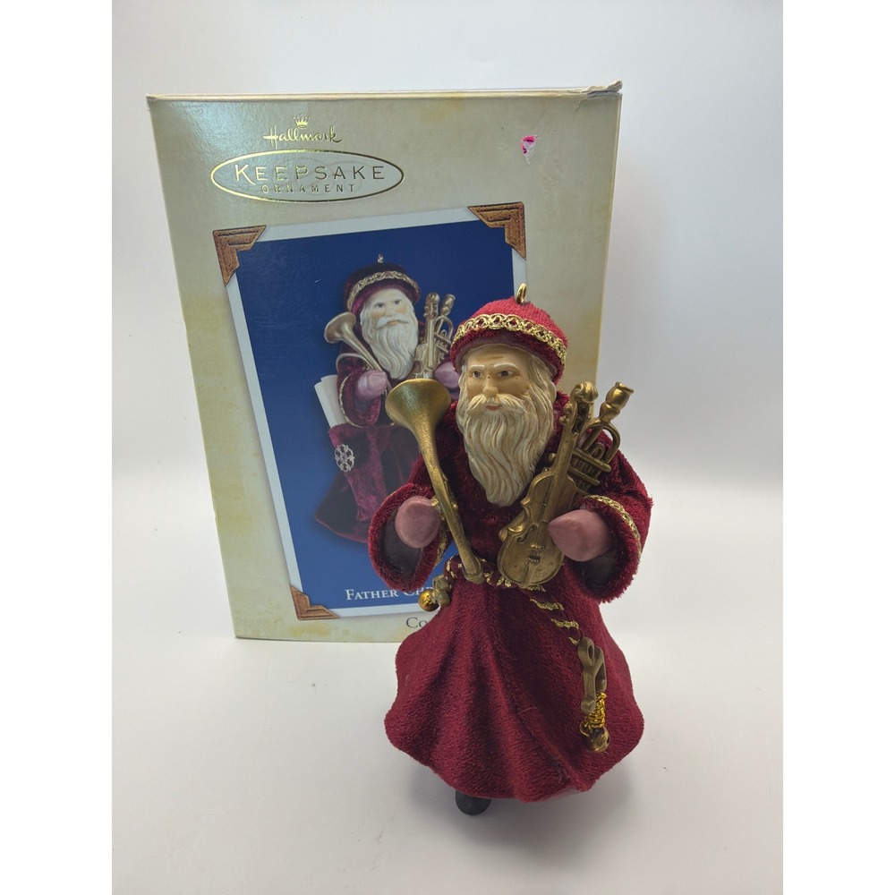 2005 Hallmark Keepsake Father Christmas Ornament 2nd in Series Musical Santa